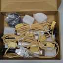 brianvikey 4 Pack Electric Window Candle Lamp with Pewter Plated Base, Christmas Window Candle Light On/Off Switch C26 7 Watt Bulb for Home Decor Holiday Party Christmas