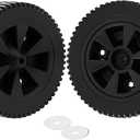 G437-0037-W1 7 Inch Grill Wheels Replacement Parts for Charbroil Grill Replacement Parts BBQ Wheels Kit 463347017 463376017 463436215 Charbroil Performance Gas2coal Parts Kenmore 415.16537900