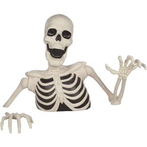 35" Halloween Giant Groundbreaker Skeleton Halloween Decoration | Ground Breaking Skeleton for Outdoor Lawn Yard and Porch