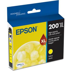 EPSON 200 DURABrite Ultra Ink High Capacity Yellow Cartridge (T200XL420-S) Works with WorkForce WF-2520, WF-2530, WF-2540, Expression XP-200, XP-300, XP-310, XP-400, XP-410