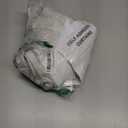 RYB HOME Door Window Curtains 40 inches, 100% Blackout Natural Linen Blended Privacy Glass/French Glass Door Curtain Shade with White Layer Coating, W26 x L40, Beige, 1 Panel