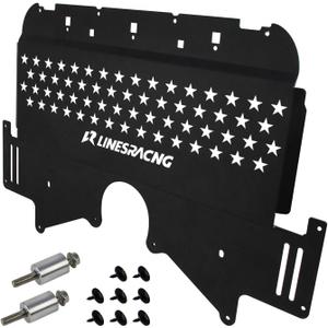 Oil Cooler Skid Plate Compatible with BMW G80 G82 M3 M4 G87 M2 2021-2024 Aluminum Black