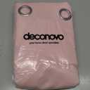 Deconovo 100% Blackout Curtains with Black Liner, Thermal Insulated NoiseReducing Grommet Drapes, DoubleLayer Room Darkening for Bedroom, Nursery, Home Office, 2 Panels, Crystal Pink, 52W x 84L