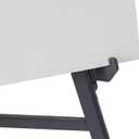 MasterVision Quantum Heavy Duty Display Easel, 35.62" to 61.22" High, Plastic, Black, Modern