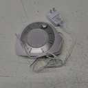 Homedics SoundSleep White Noise Sound Machine, Silver, Small Travel Sound Machine with 6 Relaxing Nature Sounds, Portable Sound Therapy for Home, Office, Nursery, Auto-Off Timer, by Homedics