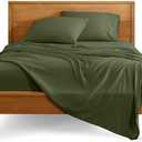 Bare Home Twin Sheet Set - 1800 Ultra-Soft Microfiber Bed Sheets - Double Brushed - Deep Pockets - Easy Fit - Extra Soft - 3 Piece Set - Bedding Sheets & Pillowcases (Twin, Cypress)