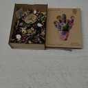 Mys Aurora Puzzles for Adults Cactus Flower Wooden Puzzles, 200 Pieces Unique Shaped Jigsaw Puzzles, FSC Certified Birthday for Adults and Kids, Fun Challenge Family Game 10'' x 14'' Medium Size