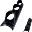 Universal Black 2" 52mm Triple 3 Hole Pillar Gauge Pod Holder