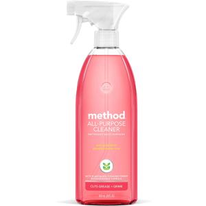 Method All-Purpose Cleaner, Pink Grapefruit, Perfect for Most Counters, Tiles, Stone, and More, 28 oz spray bottle (28 Fl Oz (Pack of 1))