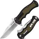 COLD STEEL Crawford Model 1 3.5" 4034SS Clip Point Blade 4.875" Zy-Ex Handle Tactical Folding Knife with Spring Leaf Lock