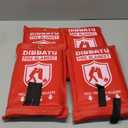 DIBBATU Fire Blanket for Home and Kitchen, Fire Blankets Emergency for Home, Emergency Fire Blankets Retardant for House, Fireproof Blanket, Survival FireBlanket for Kitchen,Fireplace, Grill, BBQ 4 Pack