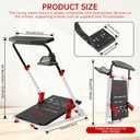 Likeem Racing Wheel Stand,Foldable Racing Simulator Cockpit,for Logitech G29 G920 G923 G27 G25 for Thrustmaster T248X T248 T300RS T150 458 TX Xbox PS4 PS5,Shifter Wheel Pedals NOT Included