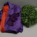 Adult Clown Mask Costume Purple Suit Set Vest Long Jacket Outfit Overcoat Halloween Knight Cosplay Man Teens Dress Up Size M