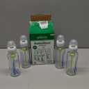 Dr. Brown's AntiColic Options+ Narrow Glass Baby Bottle with Level 1 Slow Flow Nipple, BPAFree, 8 oz/250 mL, 0m+, 4Pack