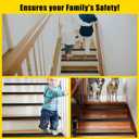 10 Pcs Aluminium Alloy Stair Nosing Protector - 2" x 0.75" x 48" Non-Slip Strips for Stairs & Pool Edge (Black)