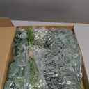 Serwalin 100 Pcs Mixed Artificial Eucalyptus Stems,Babys Breath Artificial Flowers Bulk with Faux Eucalyptus Leaves Greenery Stems for Wedding DIY Bouquets Floral Arrangement Home Decor