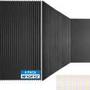 4 PCS Acoustic Panels,48''X24''X2'' Soundproof Foam Wall Panels,High Density Fireproof Noise Cancelling Foam Studio Foam Panel,Noise (Black 4 Pack)