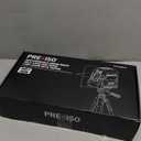 PREXISO Laser Level with Tripod  100Ft Rechargeable Dual Modules Line Laser, Self Leveling Wide Angle Cross Leveler Tool for Construction, Floor Tile Renovation with Magnetic Base, Target Plate, Bag