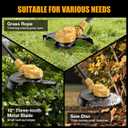 Cordless Weed Wacker for Dewalt 20V Battery,600W Brushless Motor,5800RPM String Trimmer Electric Weed Eater with Dual Safty Design, for Yard and Bush Trimming(No Battery)