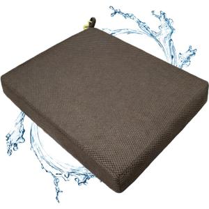 Shower Bench Cushion, Soft Chair Pad for Elderly Bathing, Easy to Clean & Quick DryUsing 4D air Fiber Material, Suitable for Shower Cushion, Bathtub Baths, Poolside RestBrown