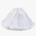 Women Elastic Waist Chiffon Petticoat Puffy Tutus Tulle Skirt Layered Ballet Pettiskirt Dress Underskirt Party one size