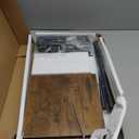 ELITEROO Desktop Shelf Organizer, 4-Tier Wooden Desk Bookshelf, Small Tabletop Book Shelf, Adjustable Display Rack for Home, Office, Dorm, Rustic Brown