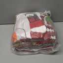 Christmas Chair Covers Set of 6 Christmas Chair Back Covers for Dining Room Cute Santa Chair Cover Party Chair Covers Christmas Decorations Red