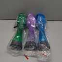 Water Misting Fan Portable Handheld Spray Fans Battery Operated for Outdoor Cooling- Set of 3 (Green/Purple/Sky Blue)