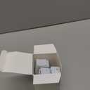 12 Pack 1 inch Blind Brackets, Vertical Blind Bracket Box Mounting Bracket Window Blinds Headrail Brackets, White