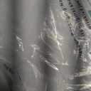 River Dream Waterproof PEVA Snap-in Shower Curtain Liner Replacement: No Hook Shower Curtain Liner Removable to Attach and Snap On/Off, Frost, 70x54