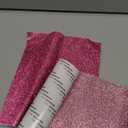 Outus 60750 Pieces Self Adhesive Rhinestone Sheets 59 x 7.87 Inch Bling Glitter Crystal Diamond Rhinestone Sticker Vinyl Wrap Sparkle Gem Stickers for DIY Home Car Arts Craft Decoration(Pink)