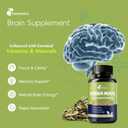 2 x Yerba Mate Capsules - Yerba Mate Complex Supplement for Focus, Memory & Energy Support - Mate Tea Alternative with Natural Caffeine, Portable & Easy to Use - 60 Servings