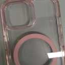 ESR Classic Hybrid Case (HaloLock) - MagSafe Compatible, Shockproof Military-Grade Protection for iPhone 14/13, Clear Pink