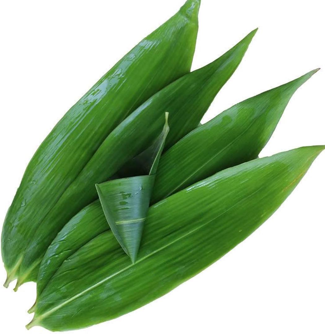 fresh banana leaves(100 pcs, 13"" L x 3.2"" W) Fresh Banana Leaves for Cooking bamboo leaves suit Sushi making, Zongzi, Chinese dinner, hot pot leaf decoration, Green