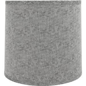 Aspen Creative 32502A Transitional Drum (Cylinder) Shaped Spider Construction Lamp Shade in Grey, 13" wide (12" x 13" x 12")