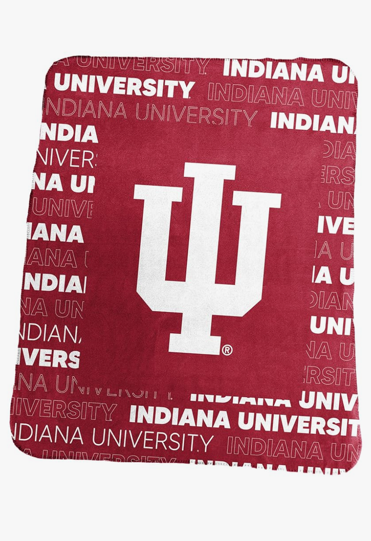 Logo Brands NCAA Classic Fleece Throw Blanket -50” x 60” Ultra-Soft Game Day Blanket with Bold Team Colors & Logo – Cozy College Team Bedding for Fans & Alumni