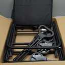 Collapsible Wagon 220 lbs, Heavy Duty Wagon Carts Foldable, Portable Wagons for Groceries, Beach Cart with All-Terrain Wheels & Drink Holders, Utility Wagon for Shopping, Sports, Camping, Black