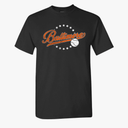 Team Vintage Style Men's T-Shirt for Baseball Fans Medium