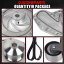 Timing Belt Kit with Water Pump (201 Teeth) FIT Dodge Charger Challenger Grand Caravan Chrysler 300 3.5L 4.0L V6, Replaces TBK1150WP (Interference Engine Platform) - 1 Full Set