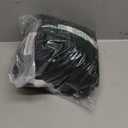 H.VERSAILTEX 1 Piece Sofa Cover for Armchair 32"-48" Bundle Square Ottoman Covers Ottoman Slipcovers (Black)