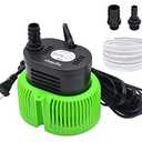 Pool Cover Pump above Ground - Submersible Water Sump Pump Swimming Water Removal Pumps, with Drainage Hose & 25 Feet Extra Long Power Cord, 850 GPH inGround, 3 Adapters
