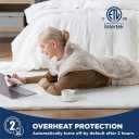 Bedsure Heating Pad for Neck and Shoulders and Back - Birthday Gifts for Women Men Mom Mens, FSA Eligible Items, Electric Heated Pad for Full Body, ETL Certified, Extra Large 24"x33", Brown