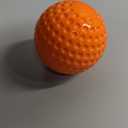 12 Pack Yellow Dimpled Baseballs, 9-Inch for Pitching Machine, Hand-Eye Coordination, Hitting and Fielding Practice (Orange)