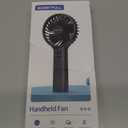 SWEETFULL Handheld Portable Fan, 5000mAh Rechargeable Battery, 6 Speed Wind, LED Digital Display, Foldable Electric Personal Mini Travel Fan with Backup Power, Summer Essentials Gifts for Women Girl (Green)