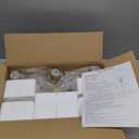 3-Light Gold Bathroom Light Fixtures, Modern Bathroom Vanity Light with Clear Glass Shade, Brushed Gold Bath Wall Mount Lights, Wall Lamp for Mirror Kitchen Bedroom Hallway Living Room Hallway