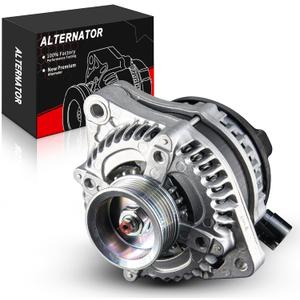 Alternator Only for V6 for:-Honda Odyssey 2005 2006 2007 3.5L, Pilot 2005-2008, for:-Ridgeline 2006-2008, for:-Acura MDX 2003-2005 2006 3.5L, MDX 2007-2009 3.7L, 12V 130Amp OE# 31100-RDJ-A01