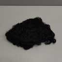 Mohawk Wig for Black Women  Short Kinky Curly Afro Puff Wig, Synthetic Fluffy Ponytail Hairpiece with Adjustable Straps for Daily Wear, Party, Cosplay (1B Natural Black) (4 Inch)