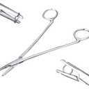 DJCIW 7" Ring Opening and Closing Pliers, 2 in 1 Rings Pliers Tool for Piercing Jewelry CBRs Opening Captive Bead Segment Rings Small Stubborn Hoops Nose Rings Clicker Rings