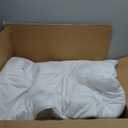 MATBEBY California King Mattress Pad - Cooling Breathable Mattress Topper, Quilted Fitted Mattress Protector, Pillow Top Mattress Cover with 8-21" Deep Pocket, Soft, Machine Washable, White, Cal King