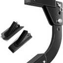 Hitch Mounted Trencher Fits 3 Point Hitch, Heavy Duty Subsoiler, Hitch Lawn Ripper for ATV/UTV Tractor, Updated Adjustable 16" Trenching Shank Plow, Thicken Trench Digger with 2pcs Replaceable Teeth